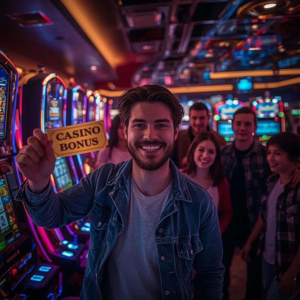 persona con un bonus del Casinò TABACKBET