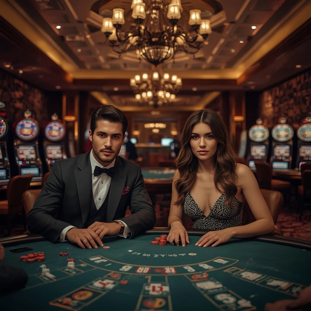 Due giocatori di poker al Tabackbet Casino in Italia